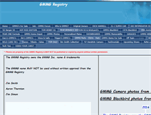 Tablet Screenshot of gmmgregistry.com